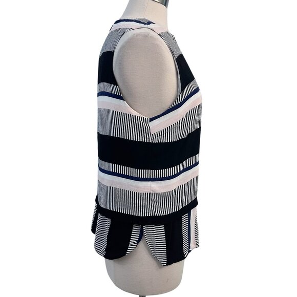 KATE SPADE Bay Stripe double Layered Tank Top Large - Picture 4 of 10